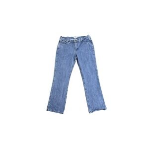 Wrangler Jeans Juniors 9/10x30 Blue‎ Straight Leg 100% Cotton Cowgirl Cut Denim